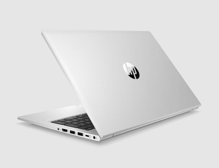 An HP laptop